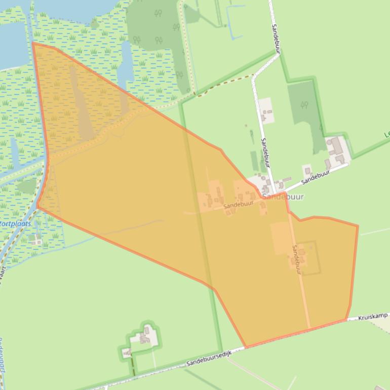 Kaart van postcodegebied 9315TE.