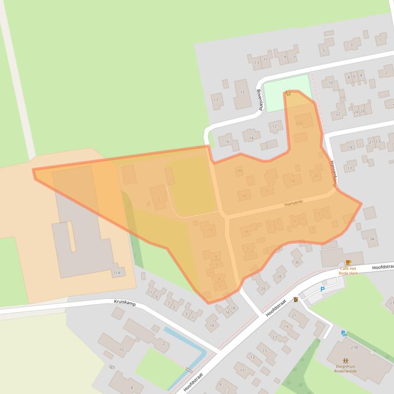 Kaart van postcodegebied 9315TH.