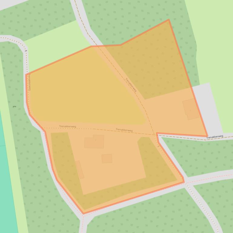 Kaart van postcodegebied 9321TR.