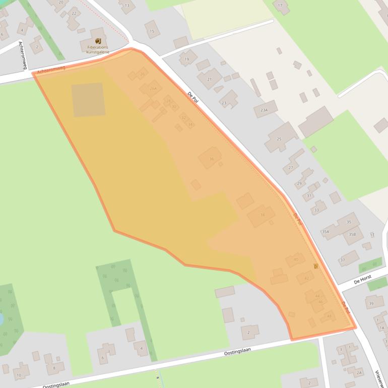 Kaart van postcodegebied 9321VD.