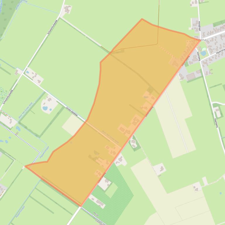 Kaart van postcodegebied 9321XN.