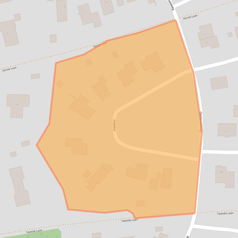 Kaart van postcodegebied 9331BR.