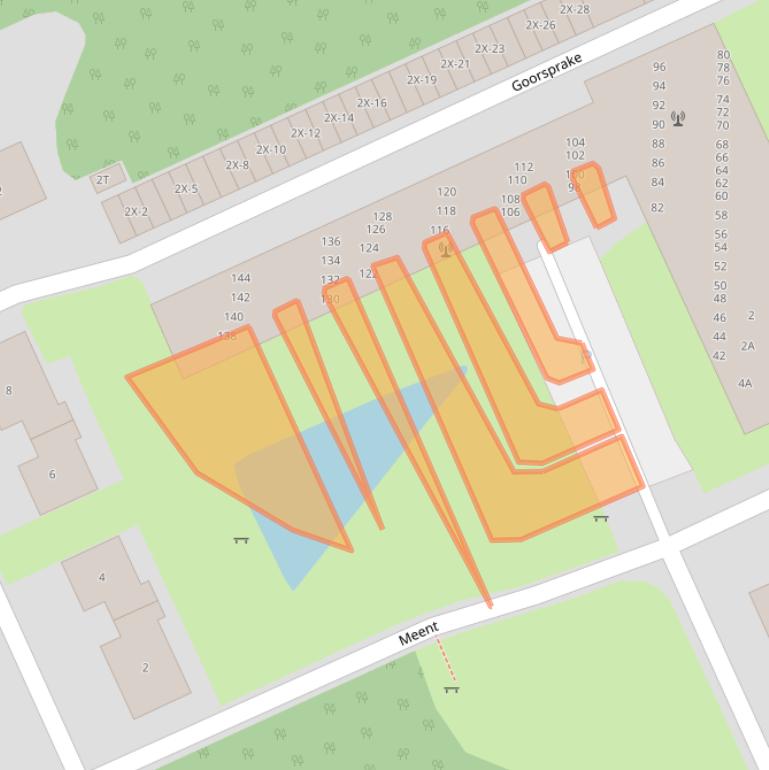 Kaart van postcodegebied 9331EH.
