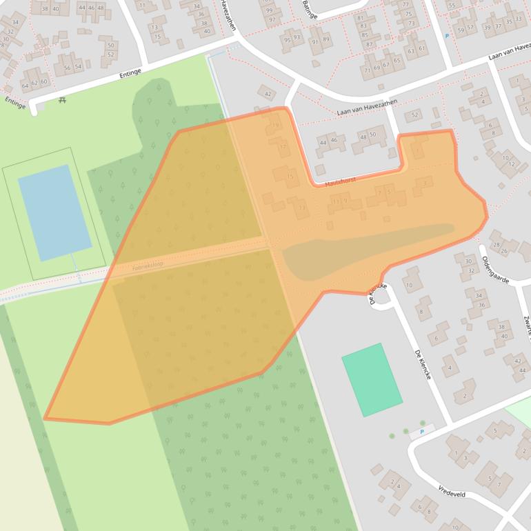 Kaart van postcodegebied 9331GA.