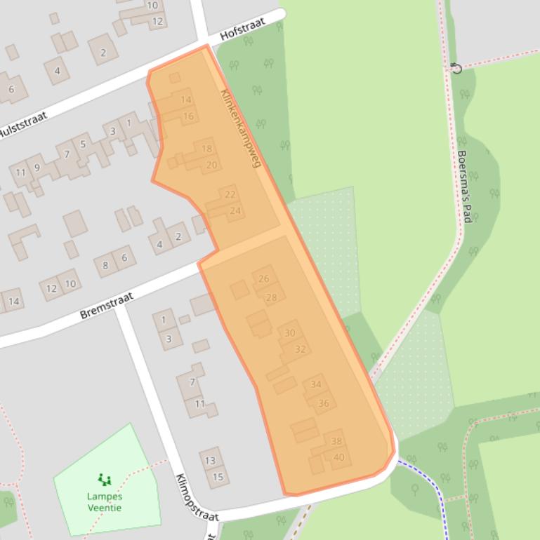 Kaart van postcodegebied 9331JM.