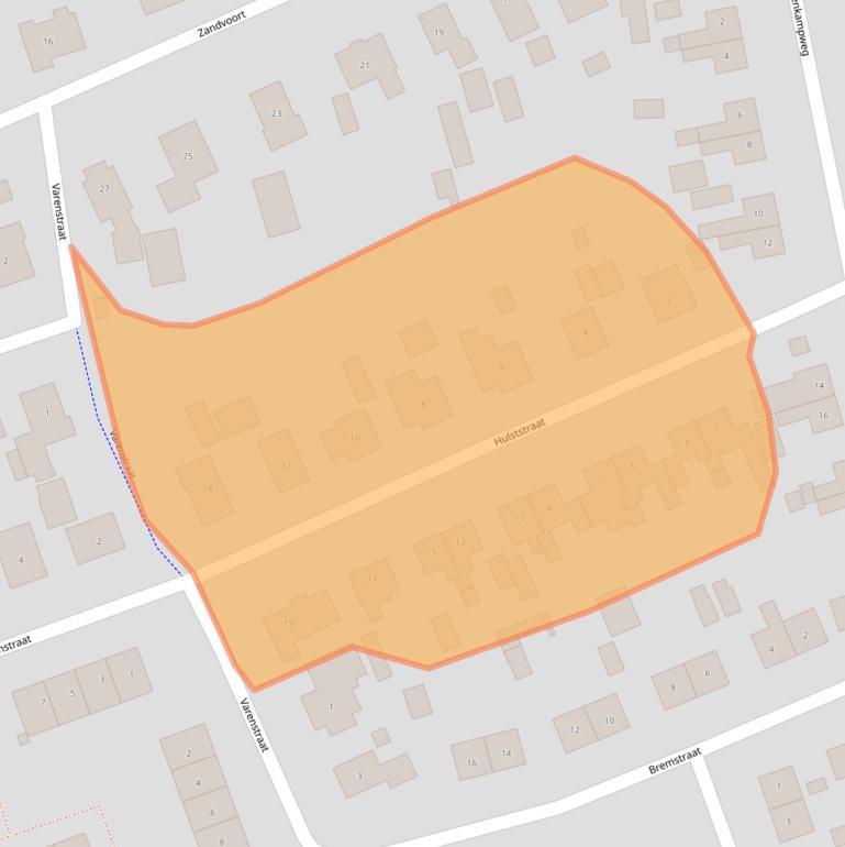 Kaart van postcodegebied 9331JS.