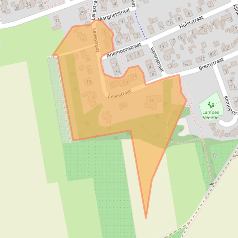 Kaart van postcodegebied 9331JW.