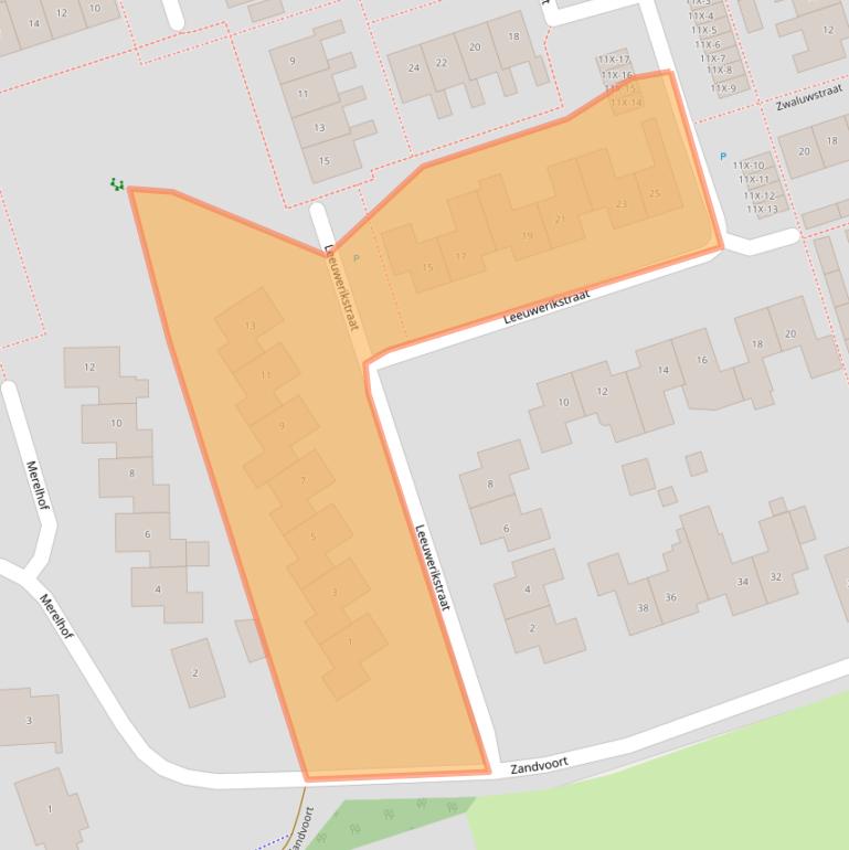 Kaart van postcodegebied 9331KM.