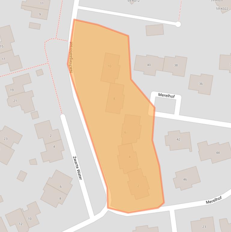 Kaart van postcodegebied 9331LA.