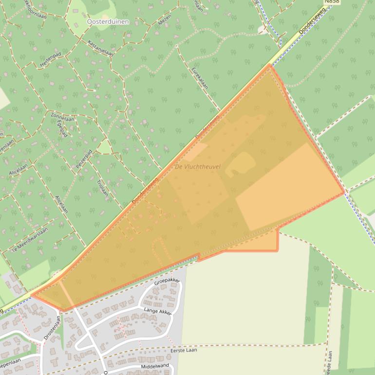 Kaart van postcodegebied 9331WD.