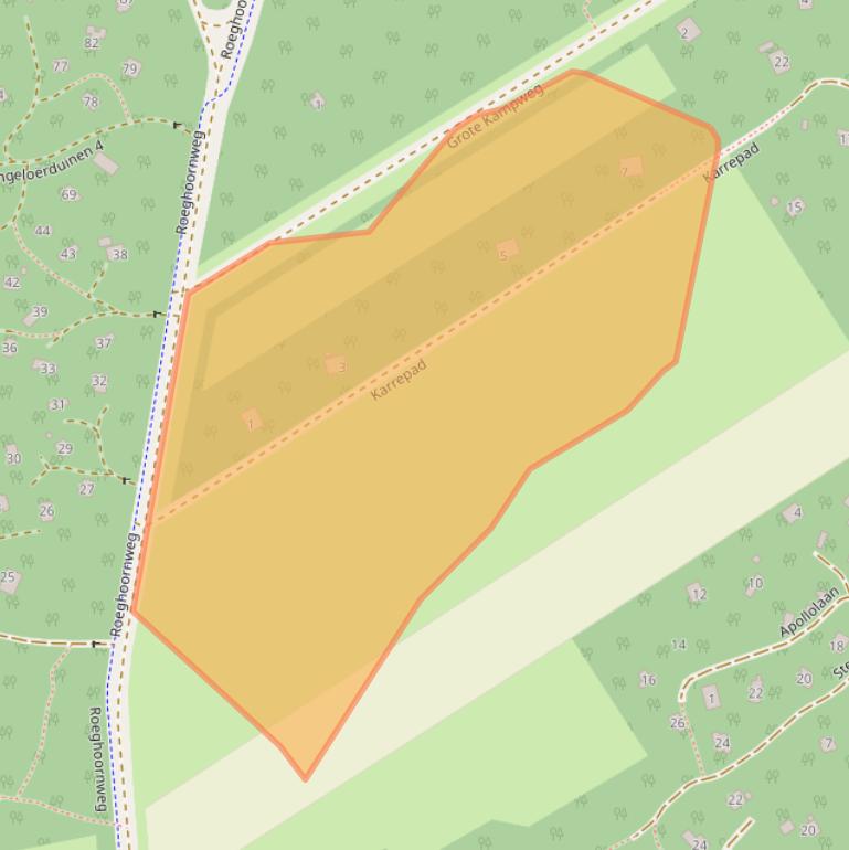 Kaart van postcodegebied 9331WM.