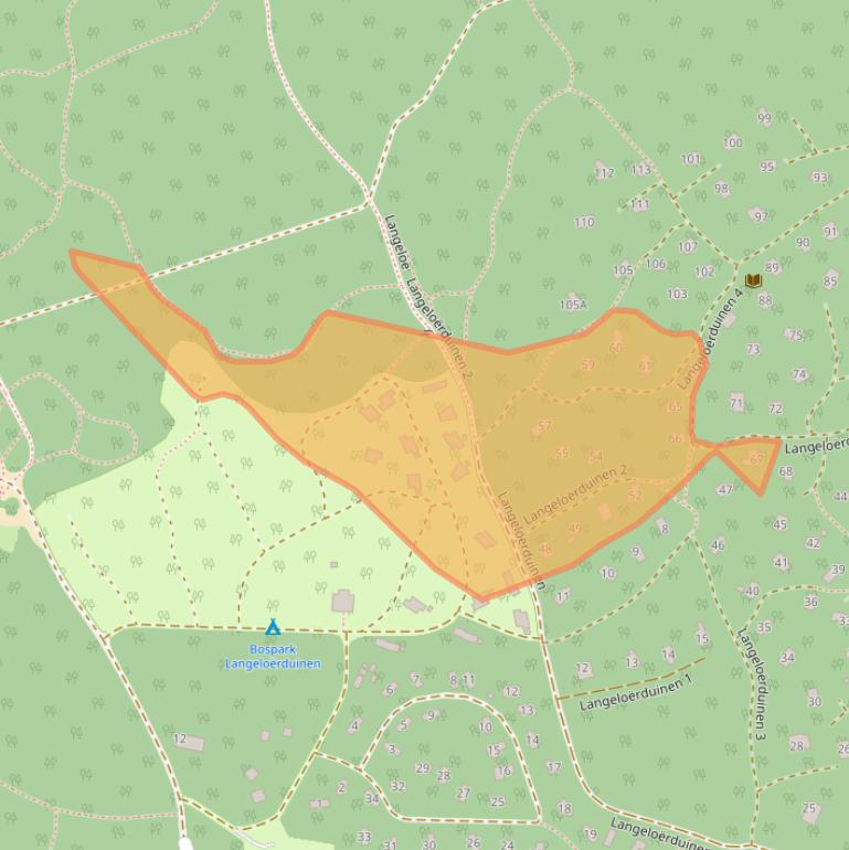 Kaart van postcodegebied 9331WR.