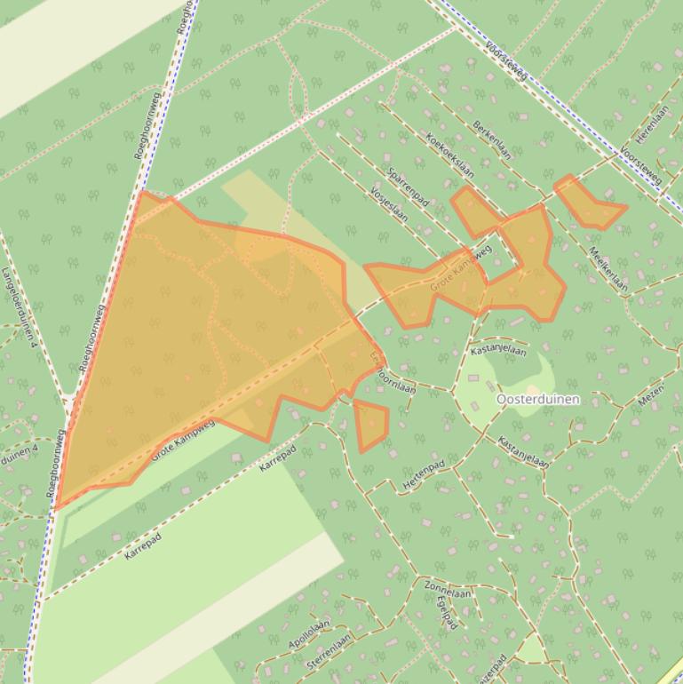 Kaart van postcodegebied 9331WW.