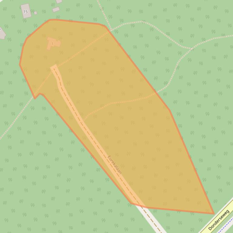 Kaart van postcodegebied 9331XZ.