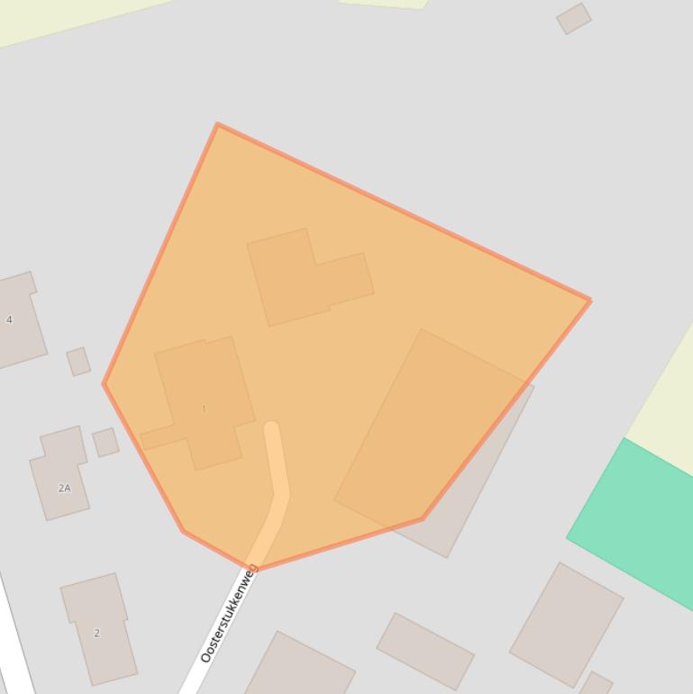 Kaart van postcodegebied 9333PM.