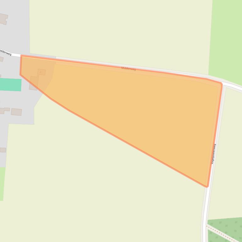 Kaart van postcodegebied 9333PS.