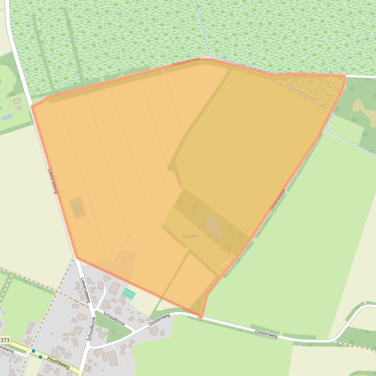 Kaart van postcodegebied 9333PV.