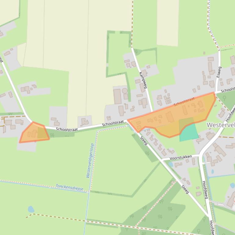 Kaart van postcodegebied 9337PB.