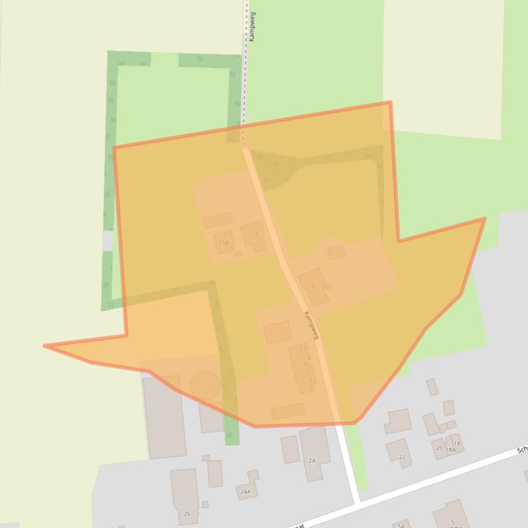 Kaart van postcodegebied 9337PE.