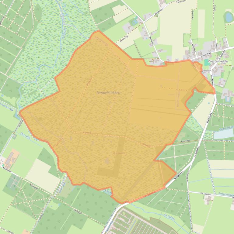 Kaart van postcodegebied 9337PG.