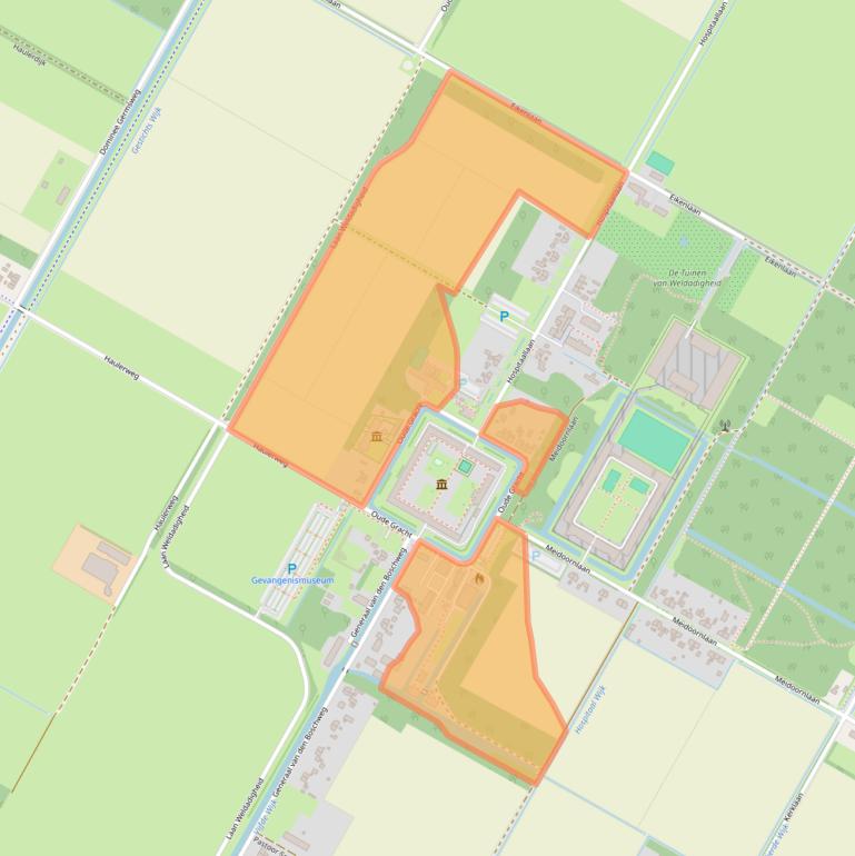 Kaart van postcodegebied 9341AB.
