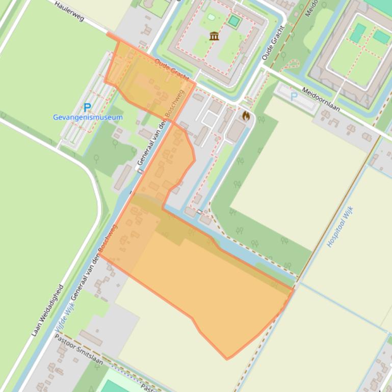 Kaart van postcodegebied 9341AD.