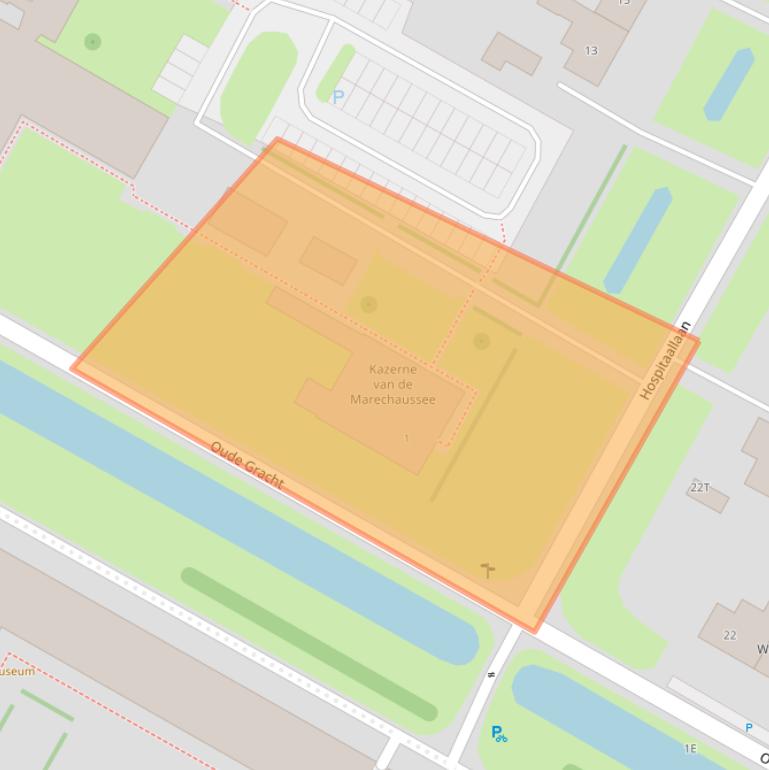 Kaart van postcodegebied 9341AE.