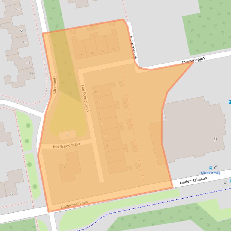 Kaart van postcodegebied 9351KL.