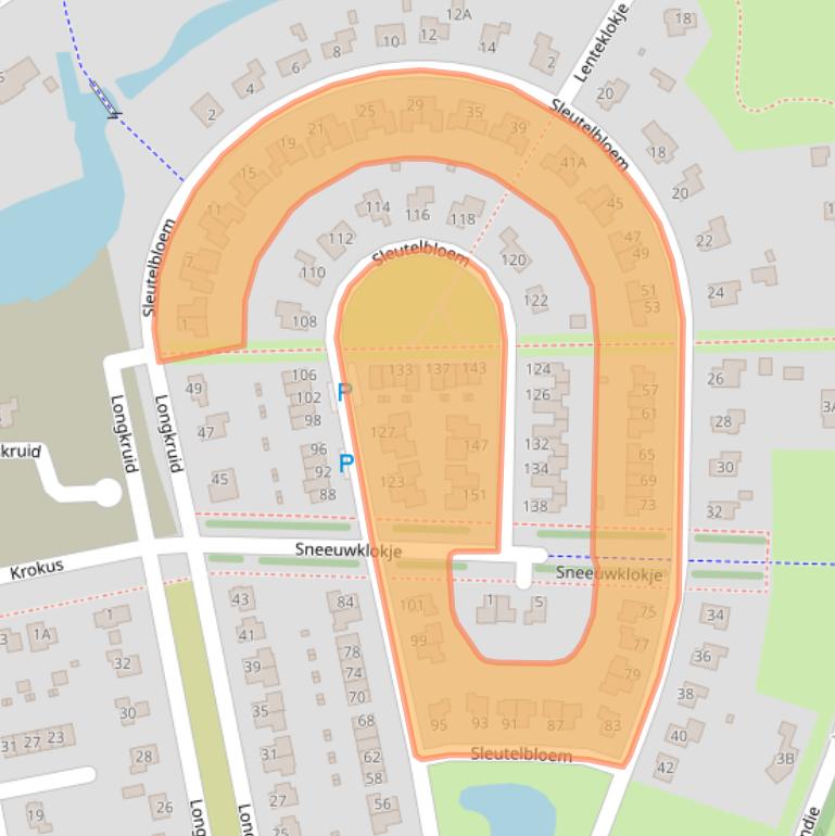 Kaart van postcodegebied 9351WK.