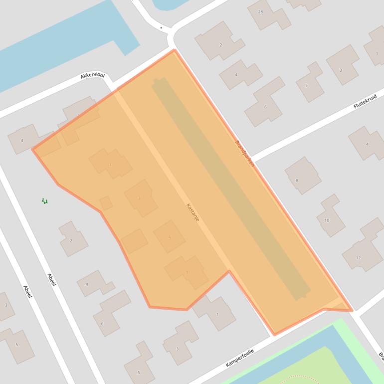 Kaart van postcodegebied 9351XT.