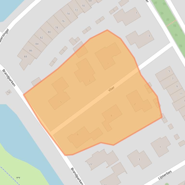 Kaart van postcodegebied 9351ZA.