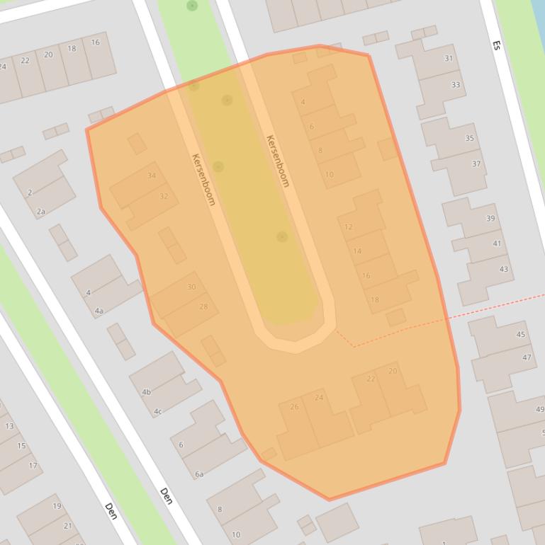 Kaart van postcodegebied 9351ZP.