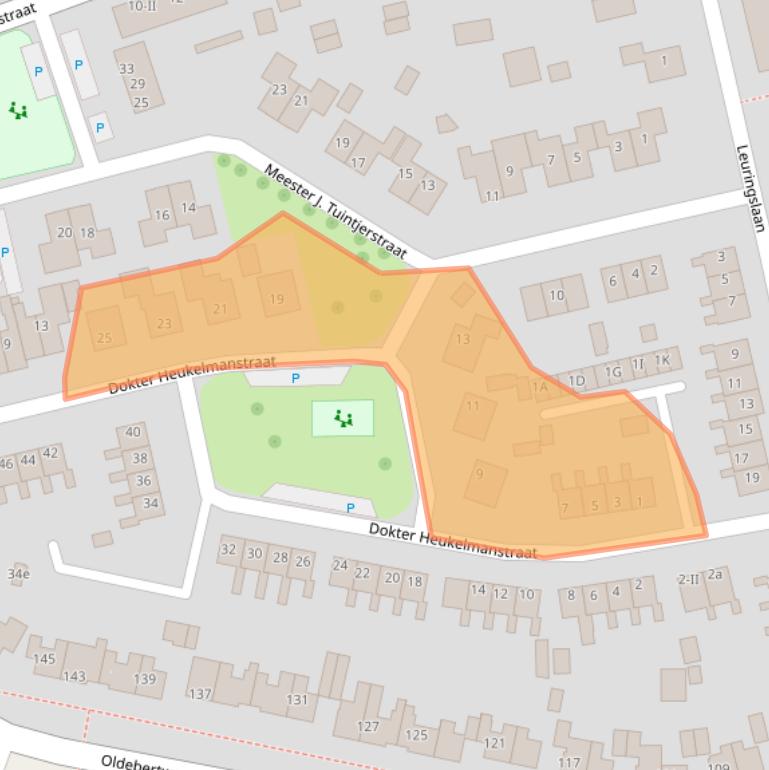 Kaart van postcodegebied 9356AN.