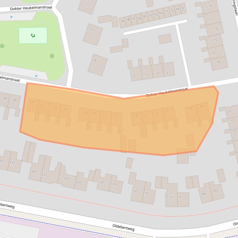 Kaart van postcodegebied 9356AP.