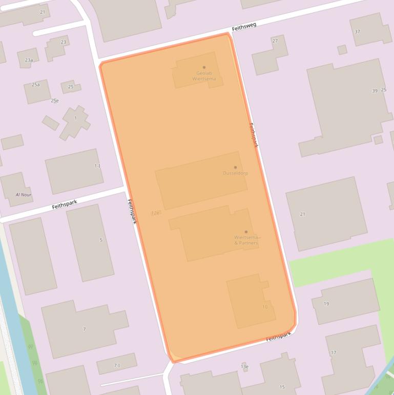 Kaart van postcodegebied 9356BZ.