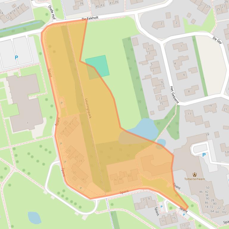 Kaart van postcodegebied 9356EB.