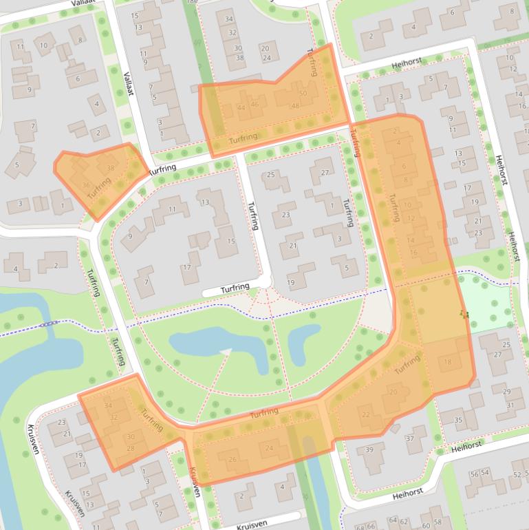 Kaart van postcodegebied 9356HB.