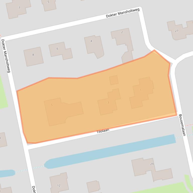 Kaart van postcodegebied 9356SJ.