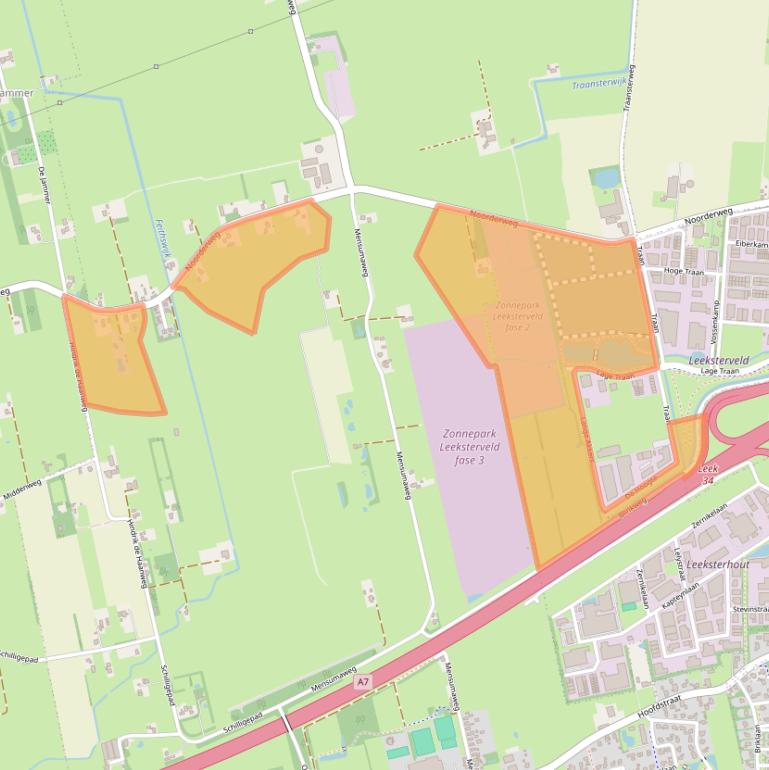 Kaart van postcodegebied 9356TG.