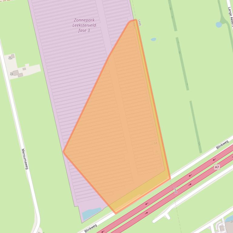 Kaart van postcodegebied 9356TP.