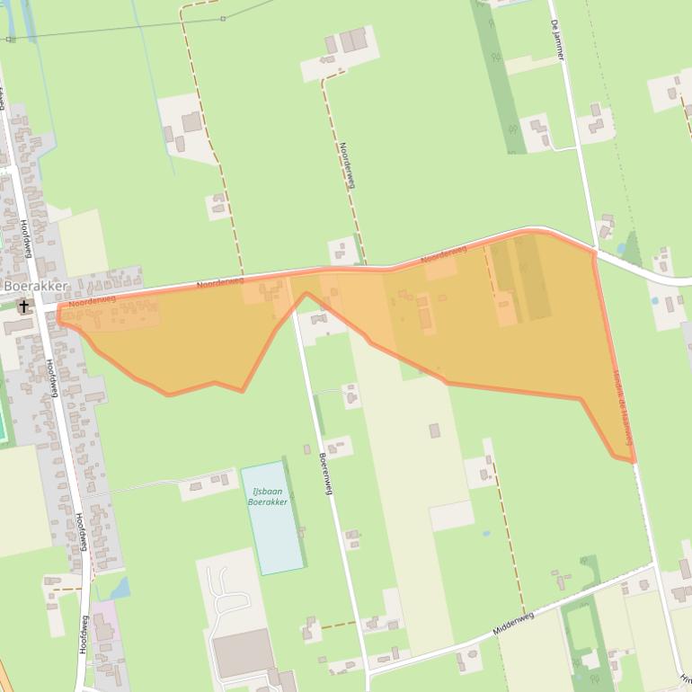 Kaart van postcodegebied 9361TC.