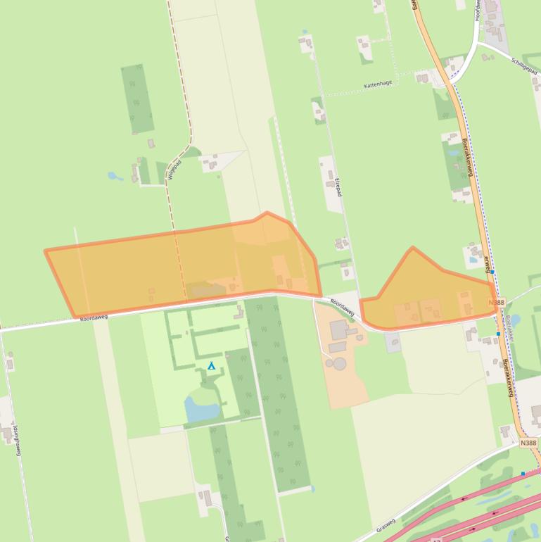 Kaart van postcodegebied 9362VD.