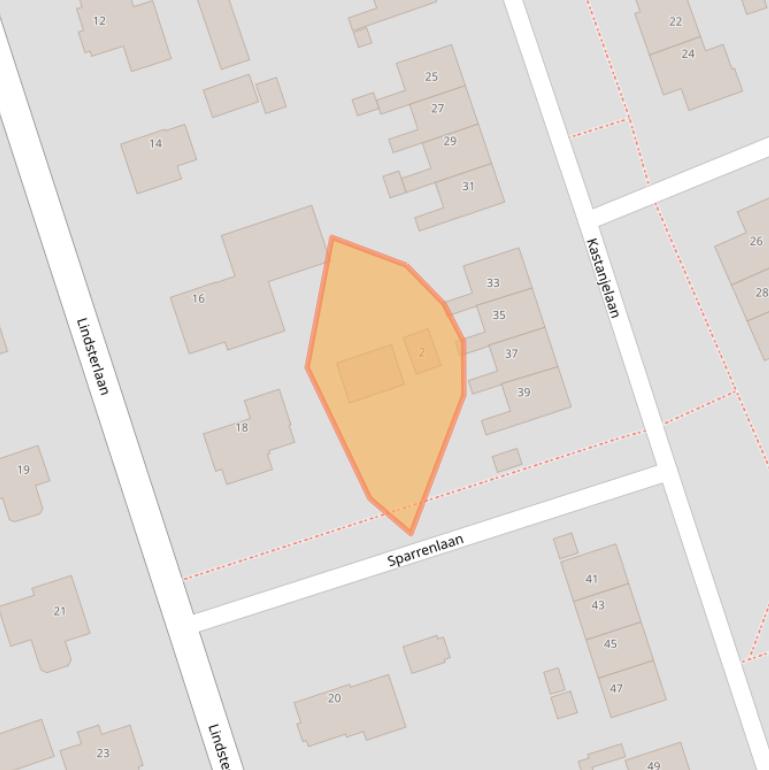 Kaart van postcodegebied 9363CT.