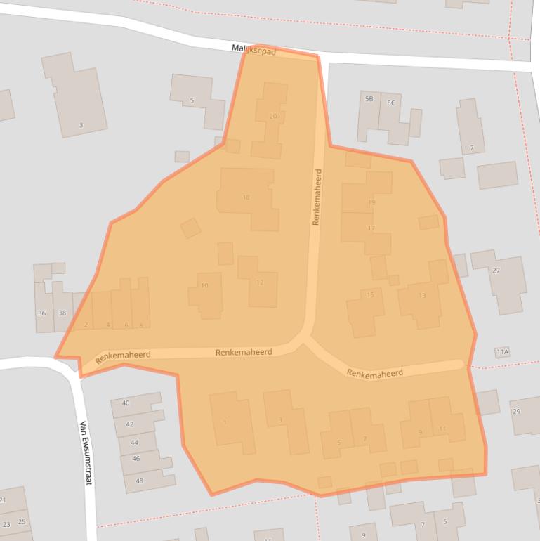 Kaart van postcodegebied 9363JM.