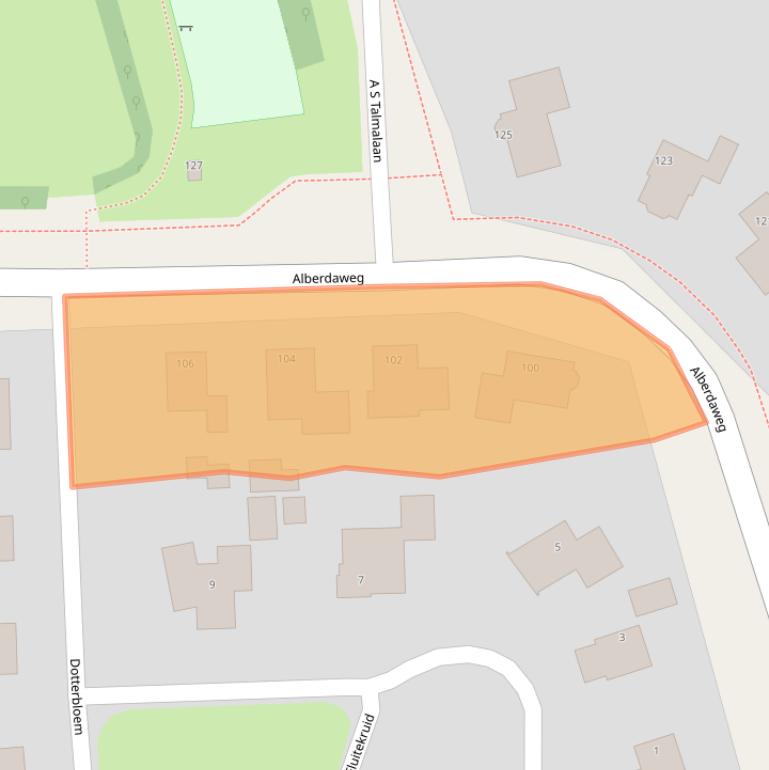 Kaart van postcodegebied 9363JV.