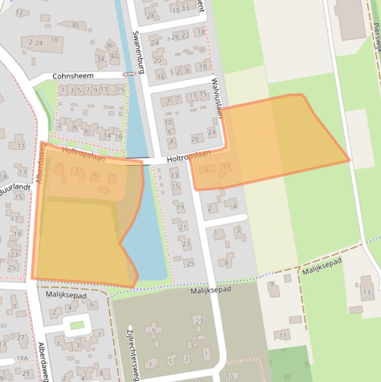 Kaart van postcodegebied 9363KP.