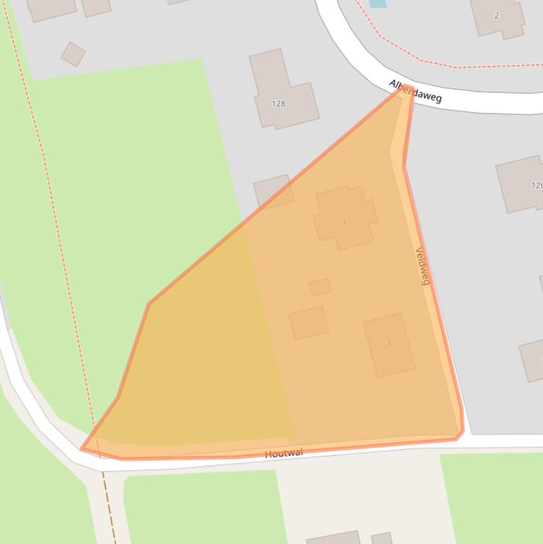 Kaart van postcodegebied 9363LS.