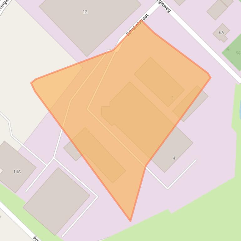 Kaart van postcodegebied 9363TH.