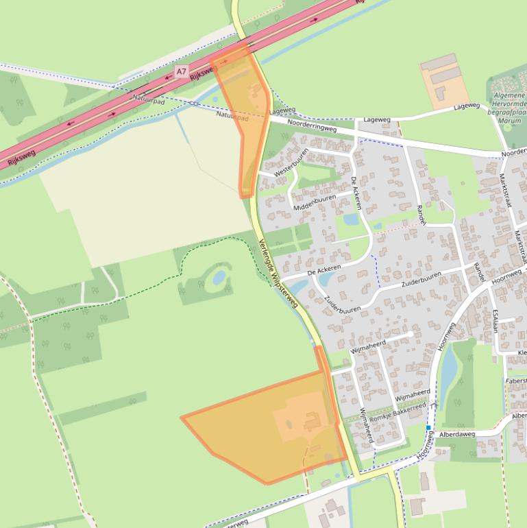 Kaart van postcodegebied 9363VA.