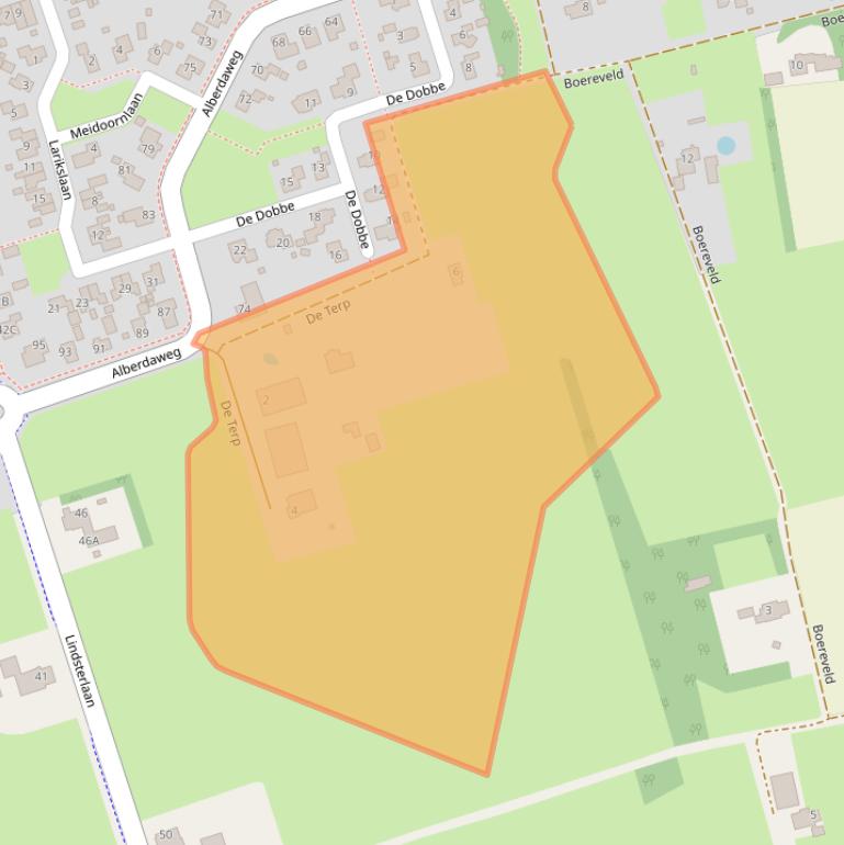 Kaart van postcodegebied 9363XG.